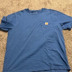 Carhartt Men's Classic Blue Tee with Pocket